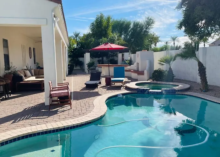 Сasa de vacaciones Beautiful Private Casita/guesthouse W/ Kitchen, Access To Pool/spa Goodyear